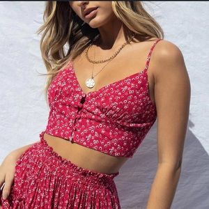 Princess Polly red crop top!